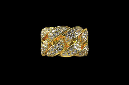 Diamond Miami Cuban Ring